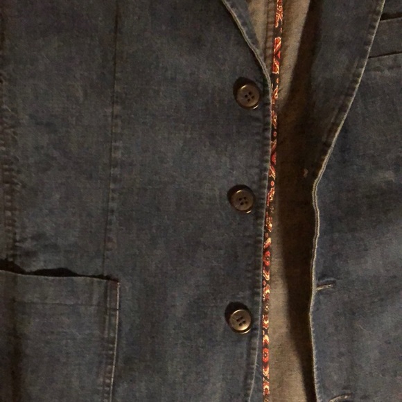 Freeman’s Sporting Club denim blazer - Picture 5 of 5